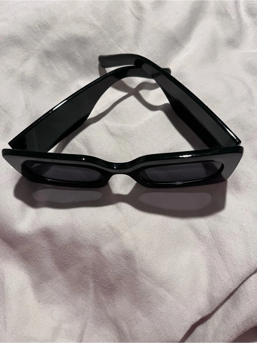 Classic Oversized Square Sunglasses - Black